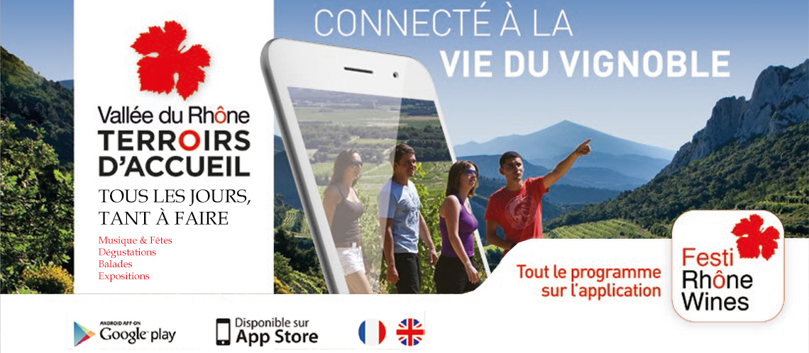 Deux nouvelles applis pour découvrir les vins des Côtes-du-Rhône sur vos mobiles
