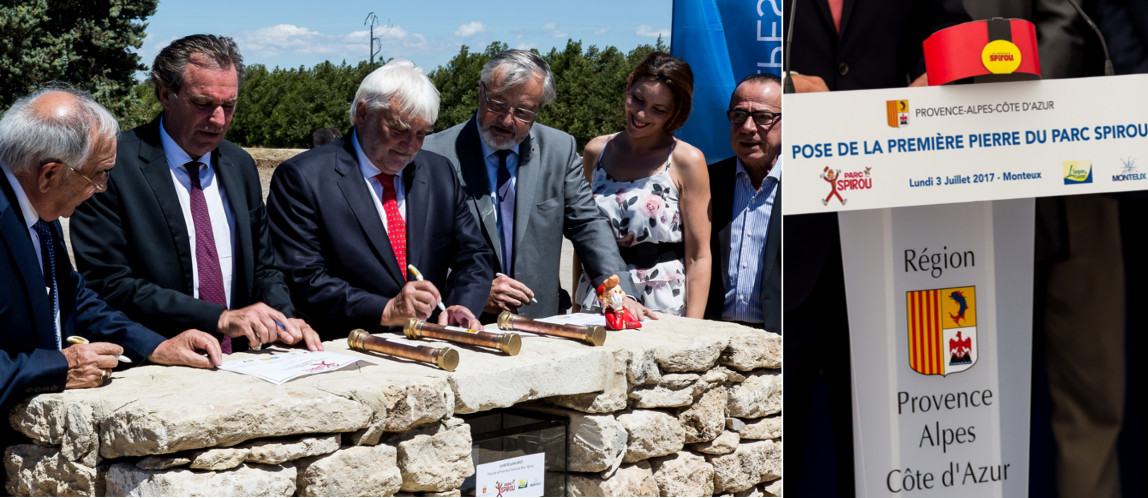 Le Parc Spirou de Monteux pose sa première pierre