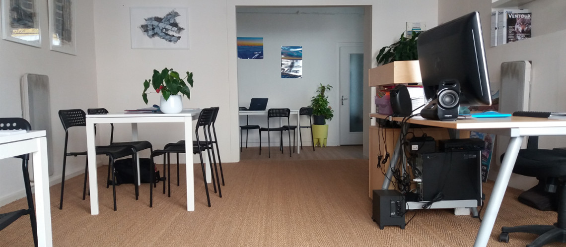 Un espace de coworking à Vaison-la-Romaine