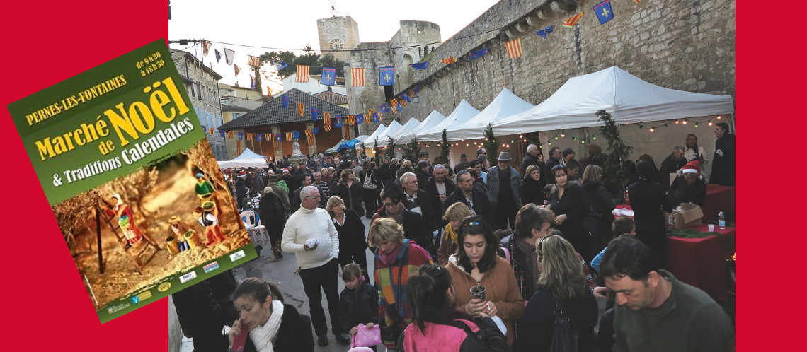 Dimanche 17 décembre, vivez à Pernes-les-Fontaines un marché de Noël incontournable