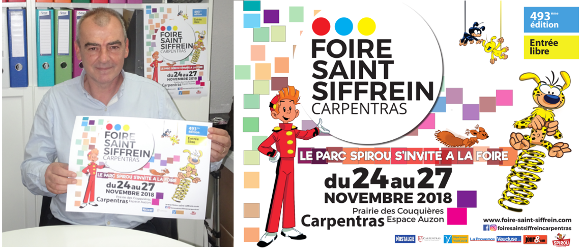 Carpentras : la 493ème Foire Saint-Siffrein se recentre sur le local et invite le Parc Spirou