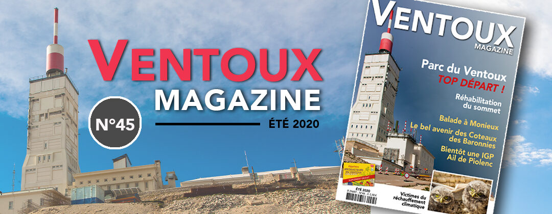 Le Ventoux Magazine été 2020 n°45 est paru !