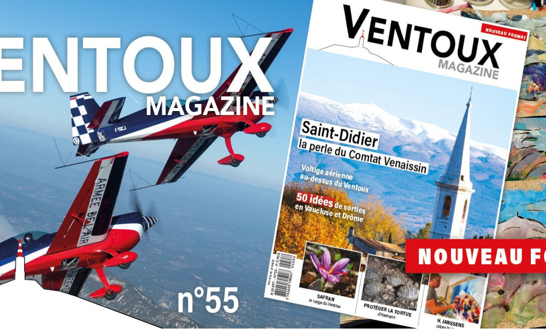 Avec son numéro d’hiver, le Ventoux Magazine inaugure un tout nouveau format !