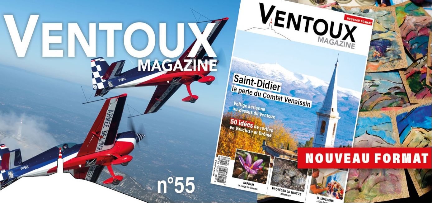 Avec son numéro d’hiver, le Ventoux Magazine inaugure un tout nouveau format !