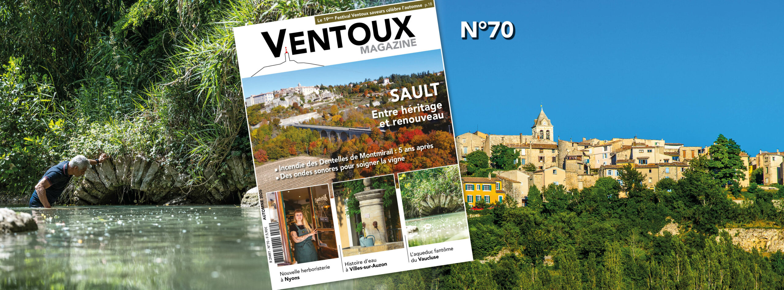 Le Ventoux Magazine n°70 automne 2026 est paru !
